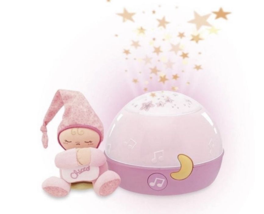 Ночник проектор чико іграшка-проектор "зірки" chicco