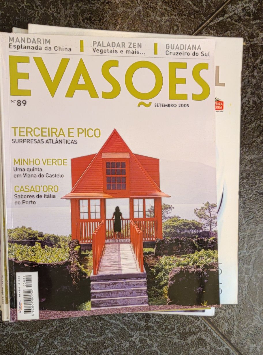 Conjunto de 17 revistas Evasões (também vendo em separado)