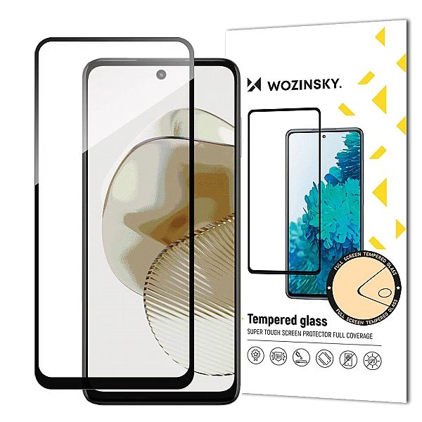 Wytrzymałe szkło hartowane Wozinsky Full Glue do Motorola G73 na cały