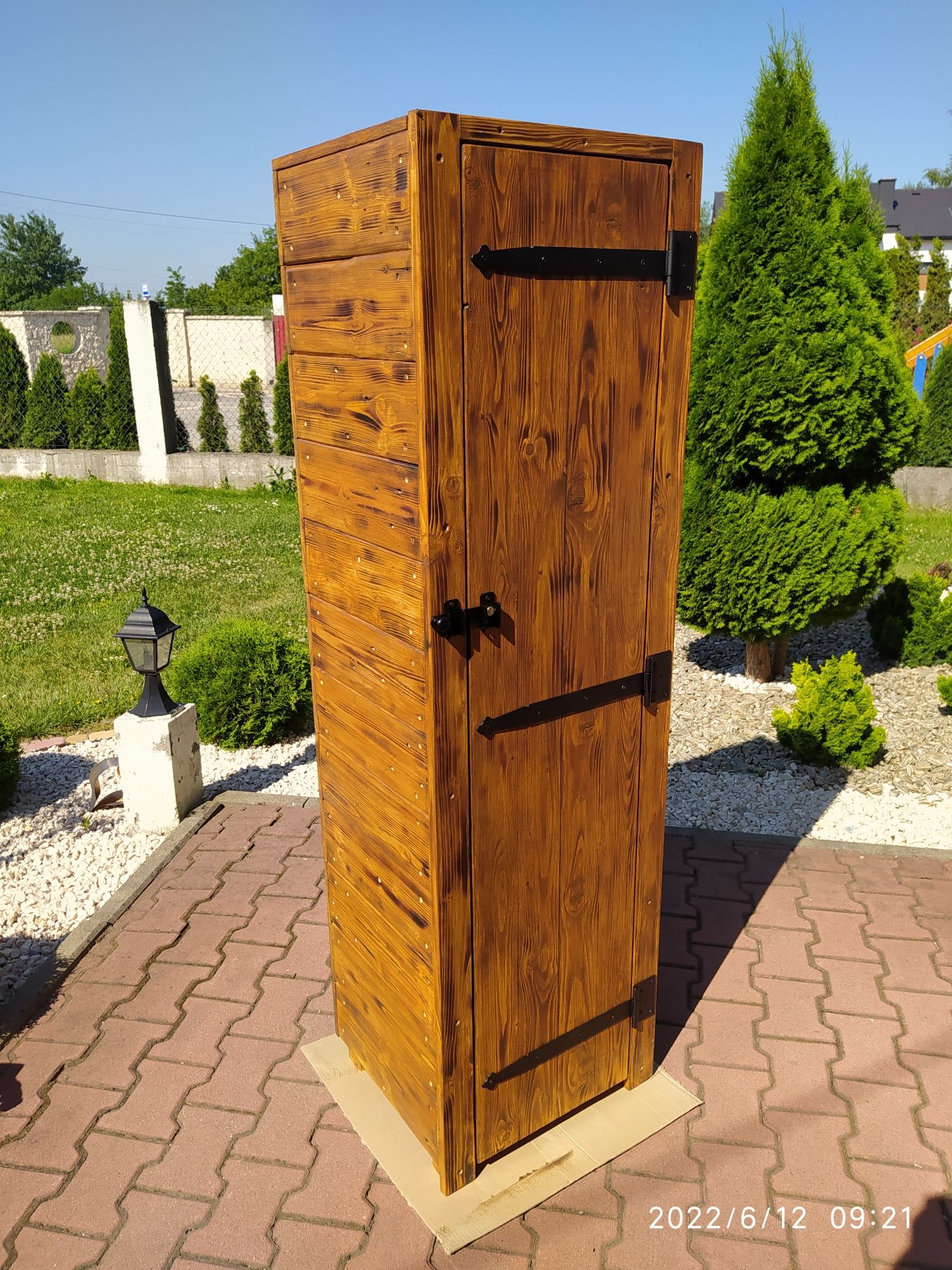 Szafa słupek meble 170x50x50 w stylu Rustykalnym z palet