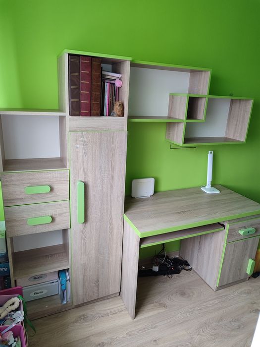 Meble dziecięce młodzieżowe zestaw mebli komplet