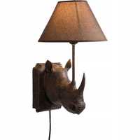 Lampa ścienna kinkiet Rhino nosorożec kolonialny KARE