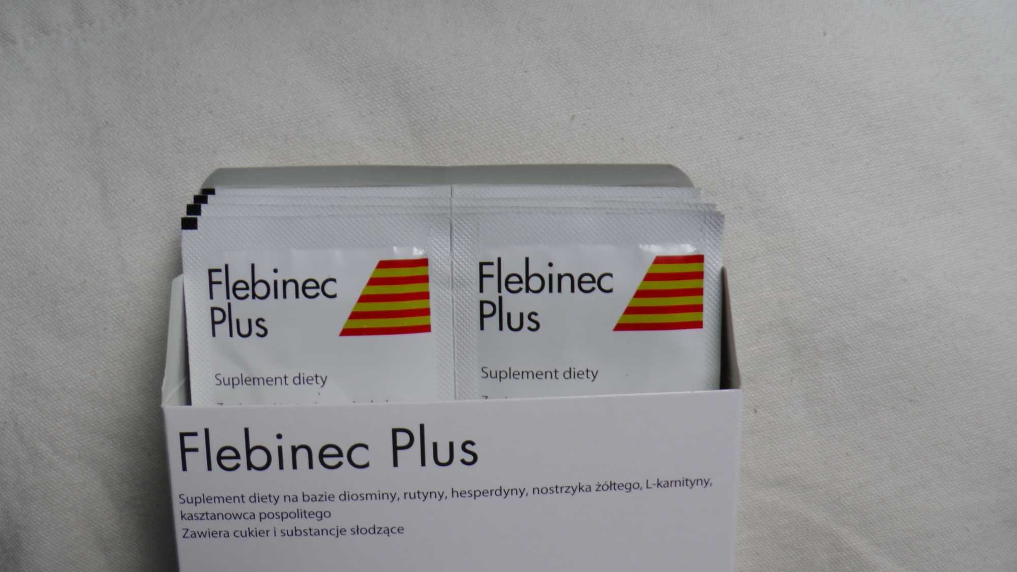 Flebinec Plus, proszek, 14 saszetek lekkie nogi