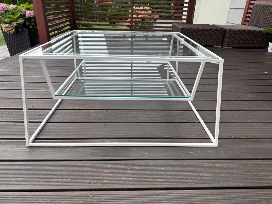 Stolik szklany, kawowy, do salonu