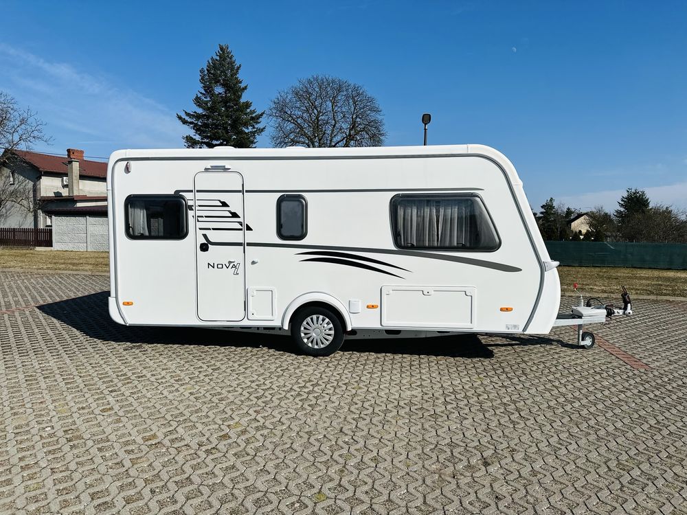 Wynajem przyczep kempingowych. Bilcamp. Hymer Eriba Nova Light