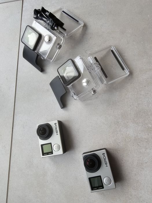 Dwie kamery gopro hero 4 black