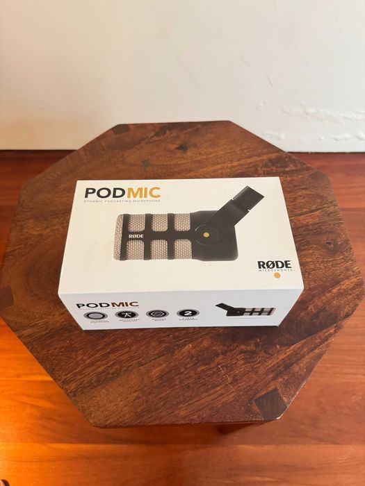 RØDE PodMic – Usado UMA ÚNICA VEZ – Como Novo!