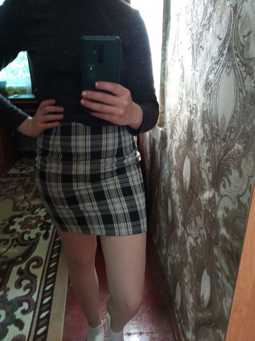 Класична клітинчаста спідниця в стилі тартан