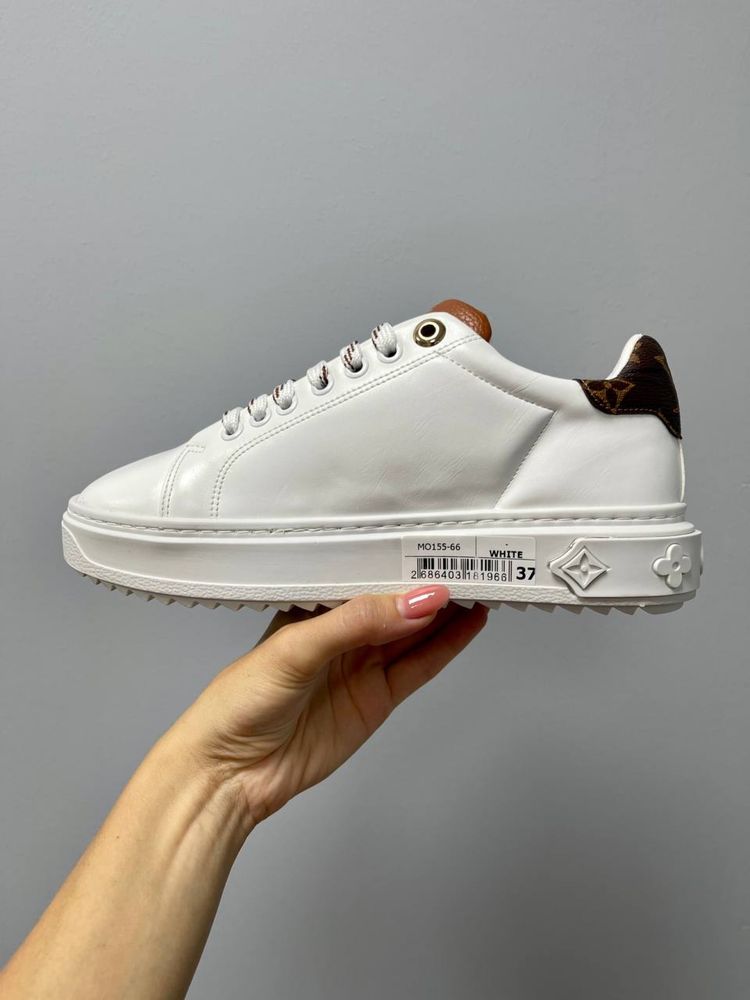 Sneakersy buty Louis Vuitton padent white