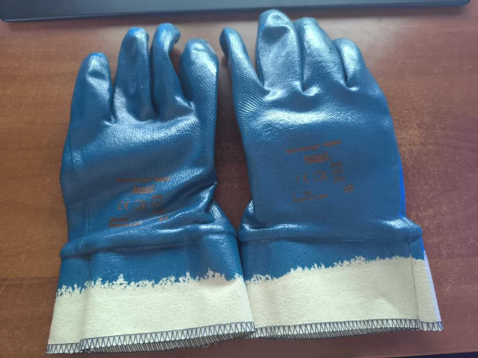 Rękawice ANSELL NITROTOUGH N660 niebieskie, rozmiar 10.