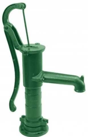 Pompa ręczna ogrodowa do wody abisyńska abisynka D