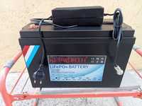 Літієвий акумулятор 12 v, 100 Ah, 1280 Wh KEPWORTH LiFePO4  з зарядним