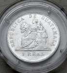 Gwatemala 1 Real 1899 r srebro rzadka