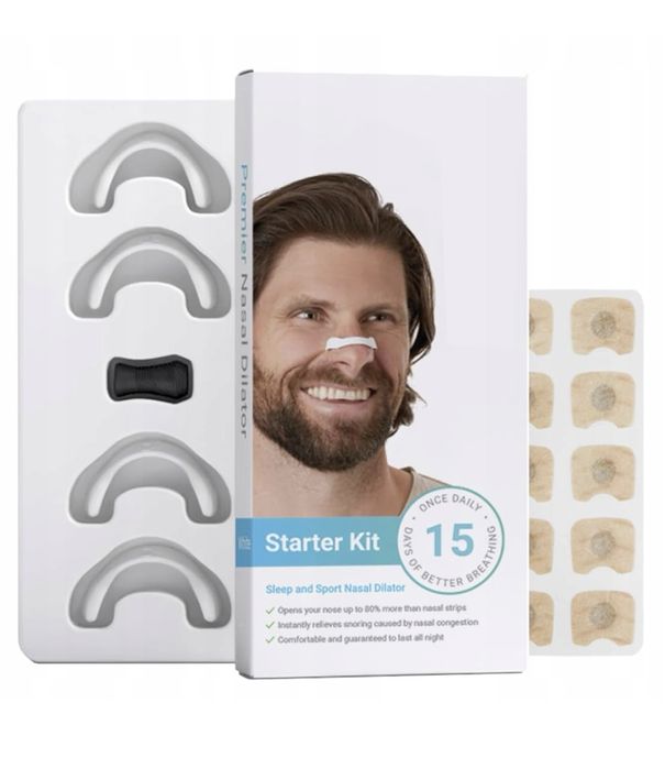 Rozszerzacz magnetyczny do nosa redukuje chrapanie poprawia oddech 30d
