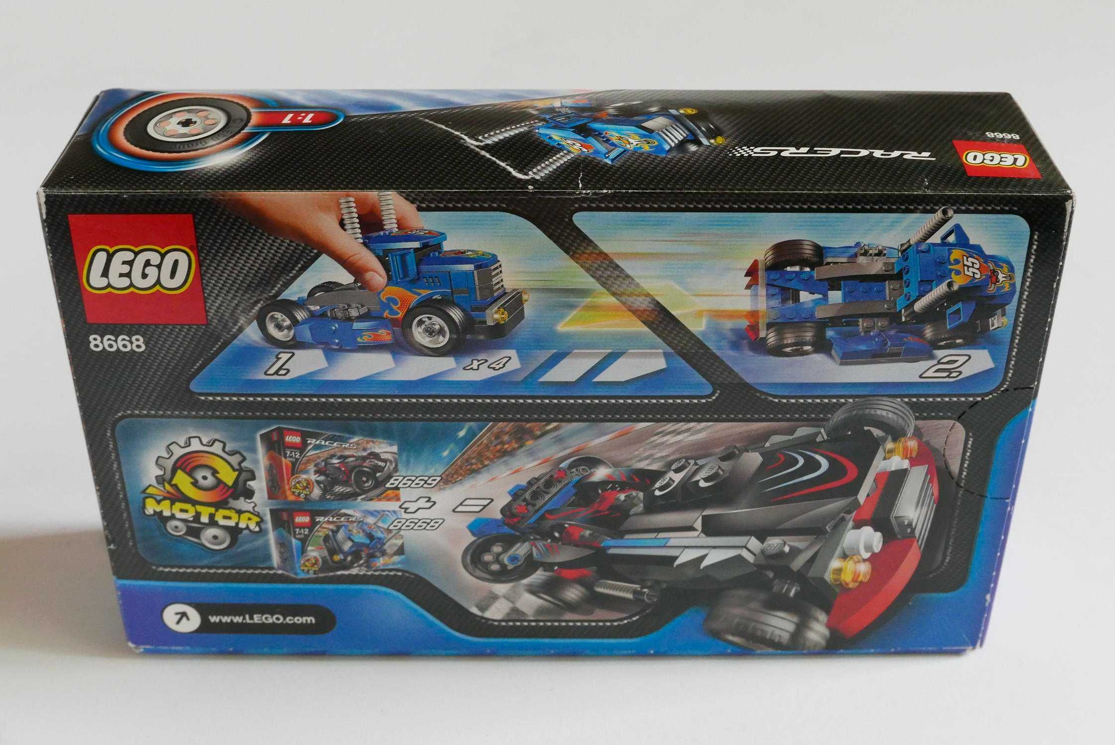 LEGO Racers 8668 Side Rider 55 NOWY Unikat