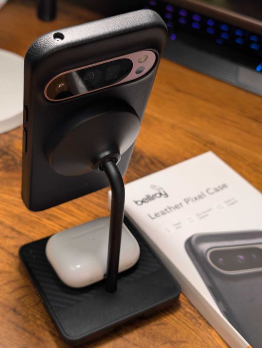 Кожаный чехол "Bellroy" MagSafe Leather Black к Google Pixel 9 / 9 Pro