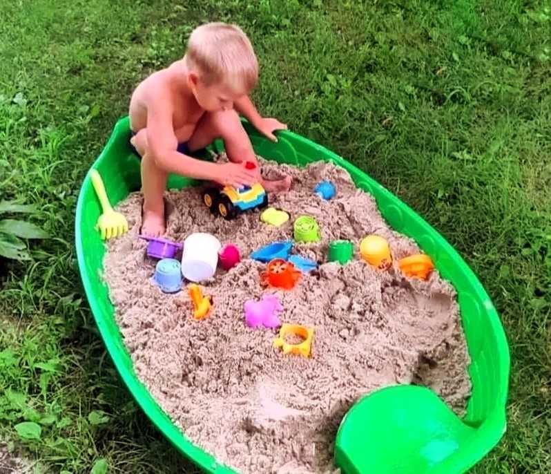 песочница с крышкой в виде корабля бассейн 2 сиденья суперкачество