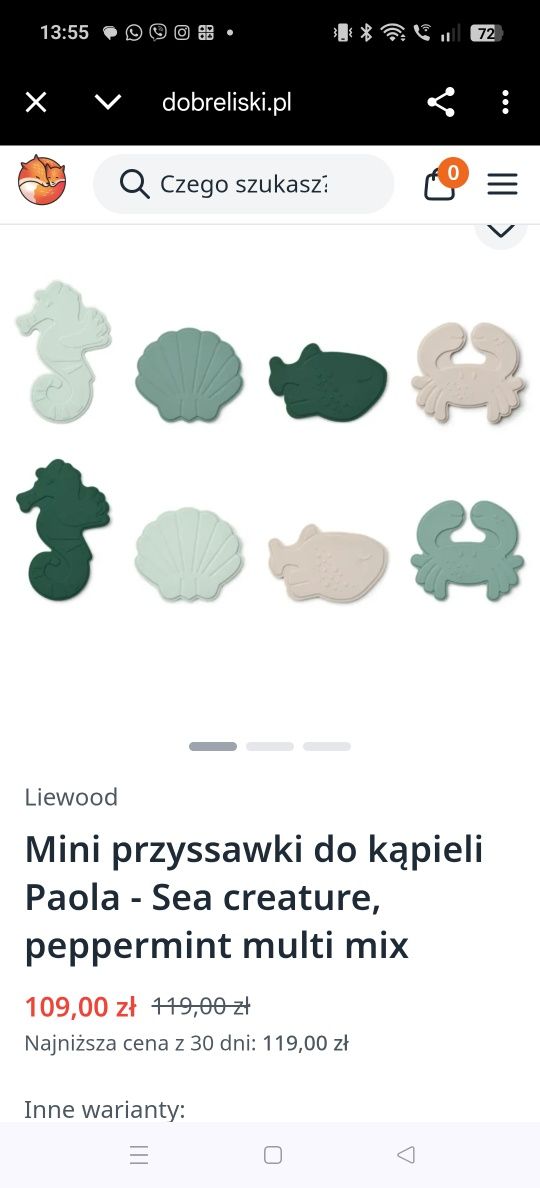 Silikonowe maty do wanny Paola marki LIEWOOD  nowe
