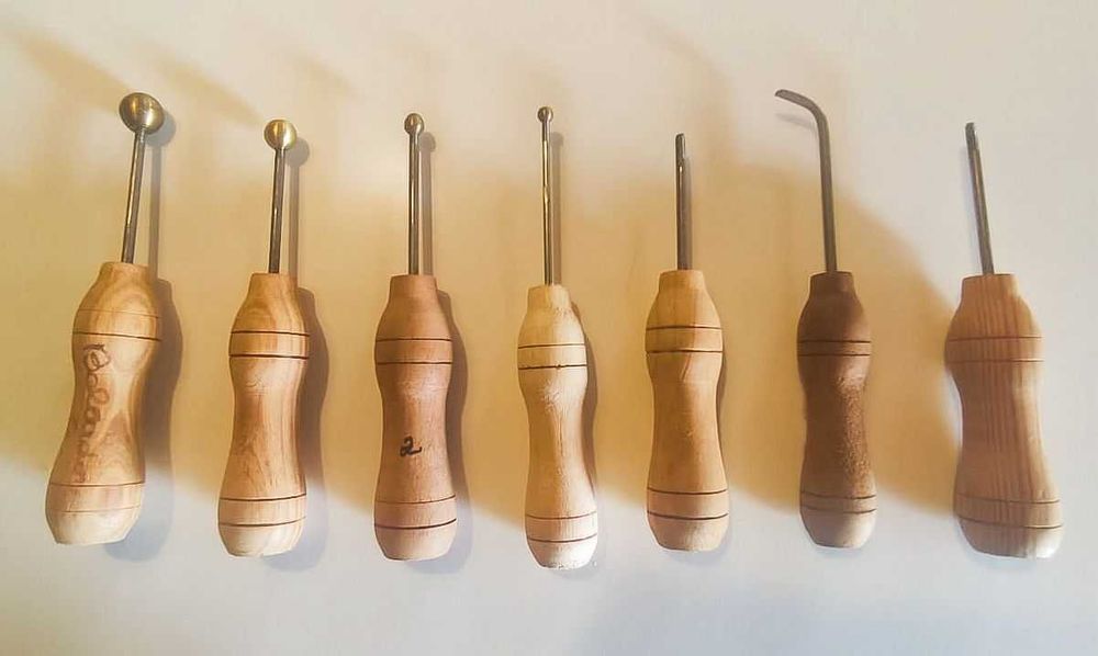 Moldes em ferro fundido e latão