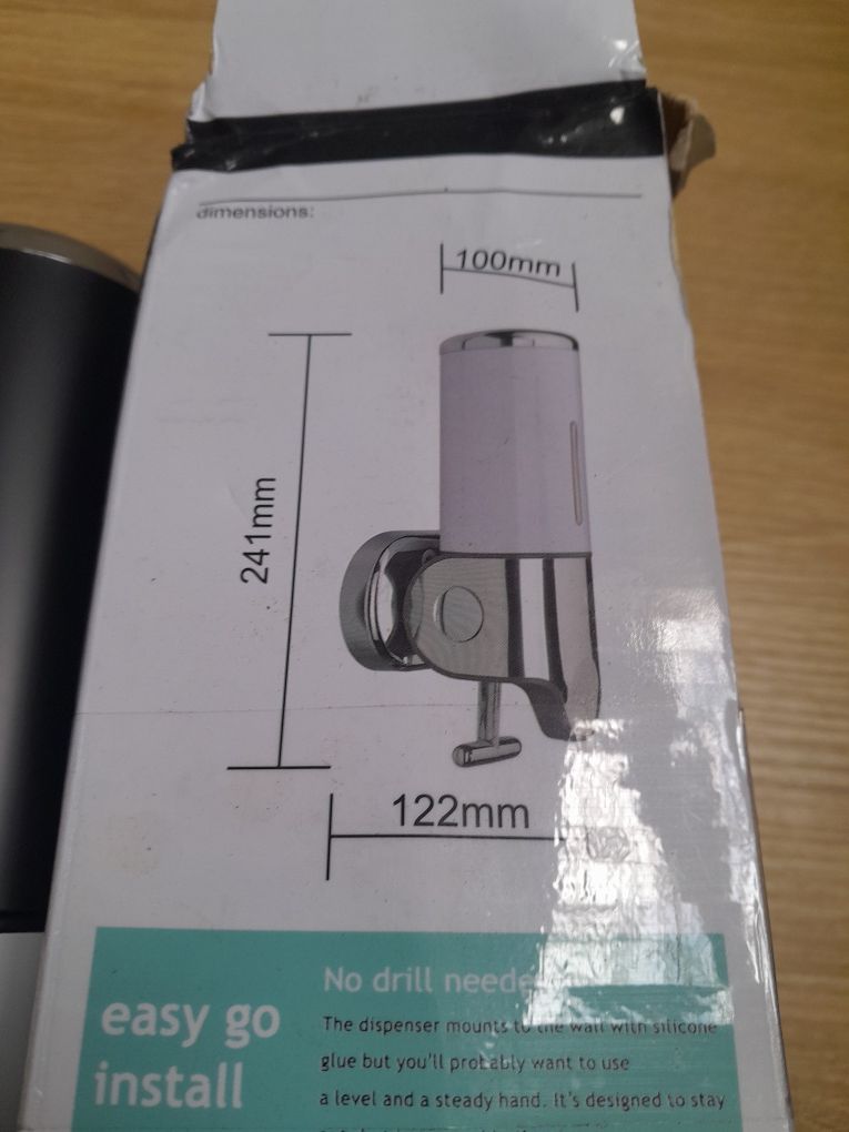 Ścienny dozownik mydła leblanc 450ml