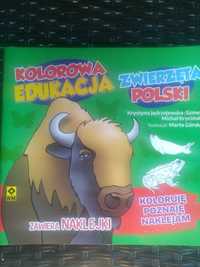 Kolorowanka o zwierzętach Polski