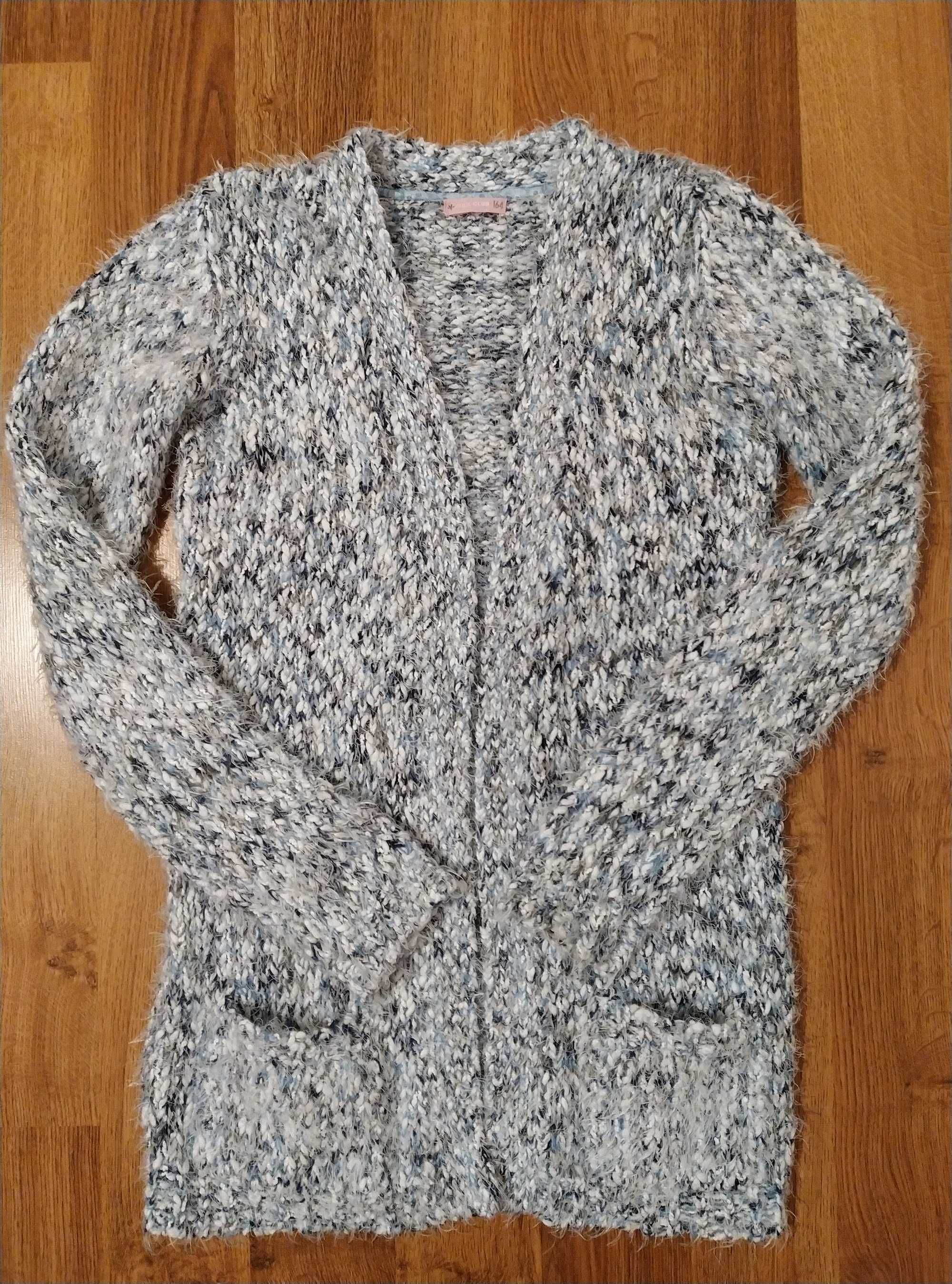 Śliczny sweterek sweter długi Cool club r.164
