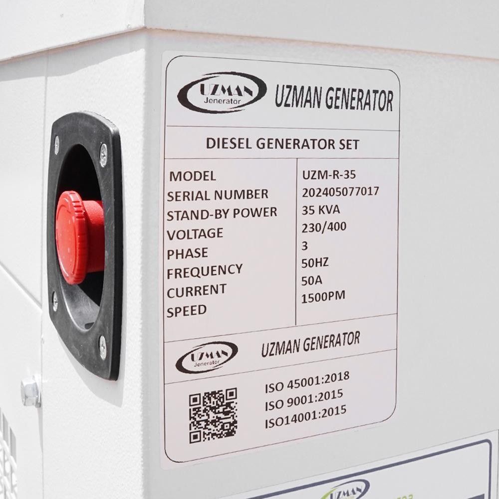 Генератор Uzman Ricardo 35 KVA