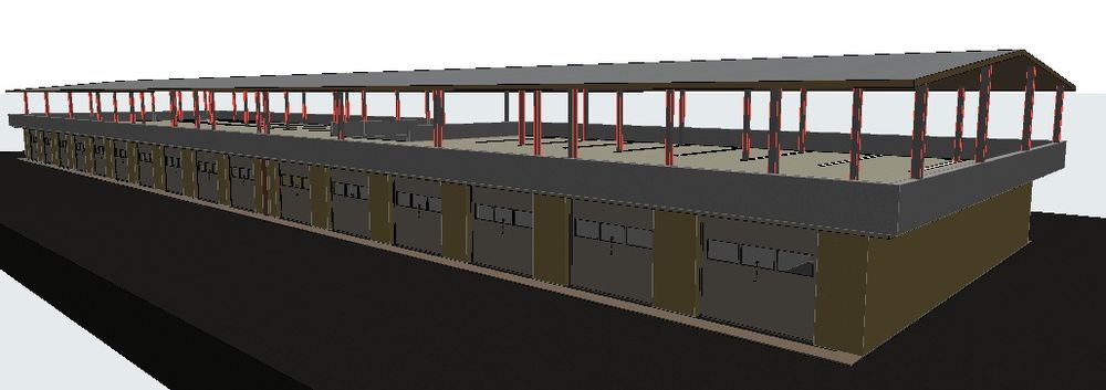 Гаражі Гараж 20,37 м2 Крите парко місце НоваБудова1