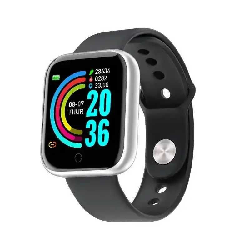 Смарт-часы Smart Watch Y68 шагомер подсчет калорий цветной экран