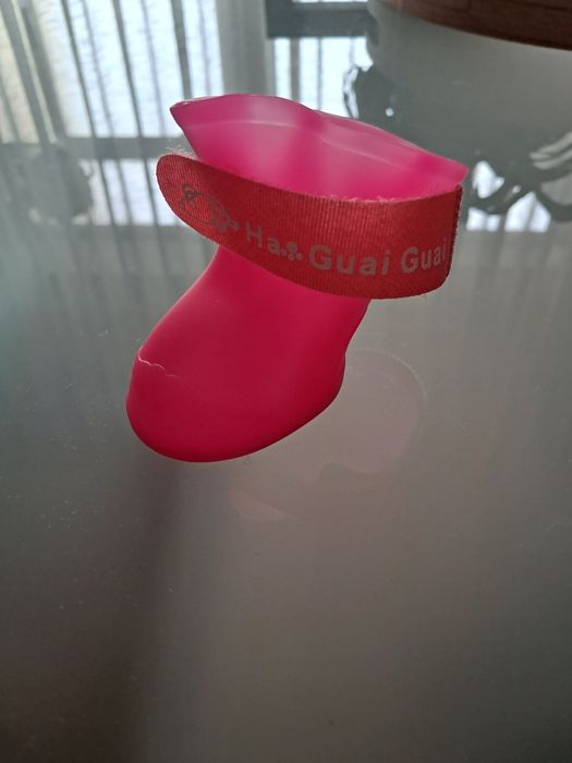 Pet Shoes-calçado em silicone para cadelinha