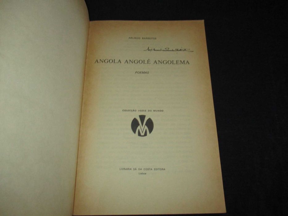 Livro Angola Angolé Angolema Arlindo Barbeitos