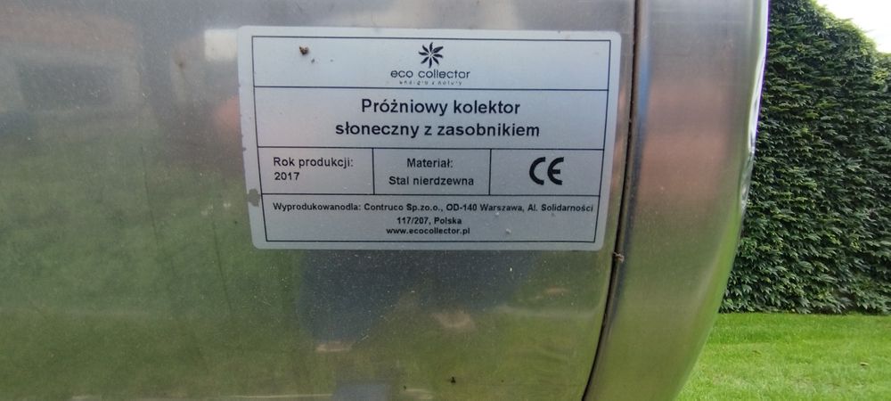 Solarny podgrzewacz wody użytkowej