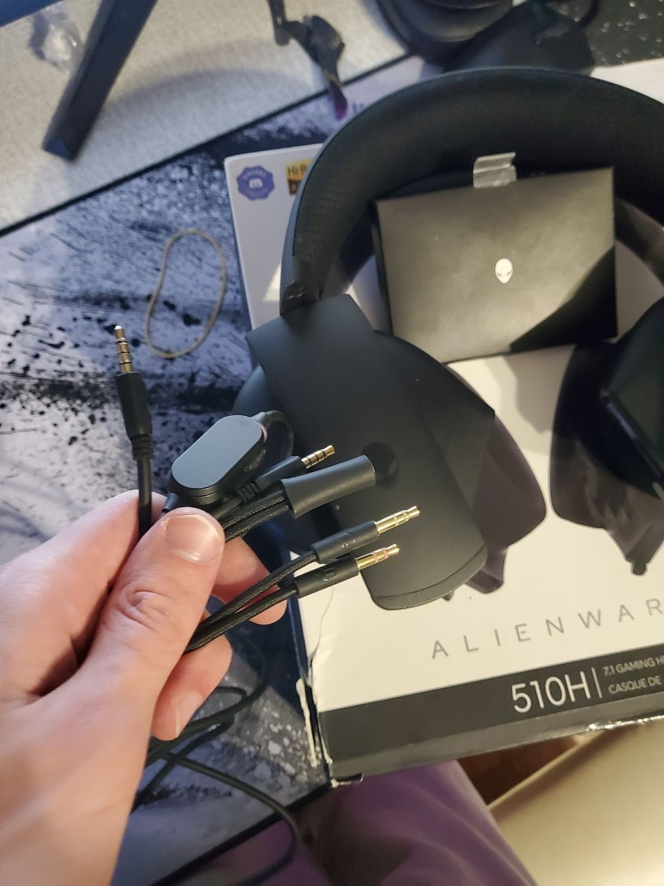 Продам игровую гарнитуру Alienware 510H 7.1 gaming headset