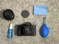 Sony A7 IV + 2 Lentes (COMO NOVO)
