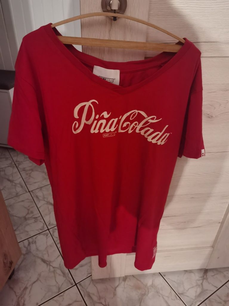 PLNY lala t shirt czerwony pinacolada L