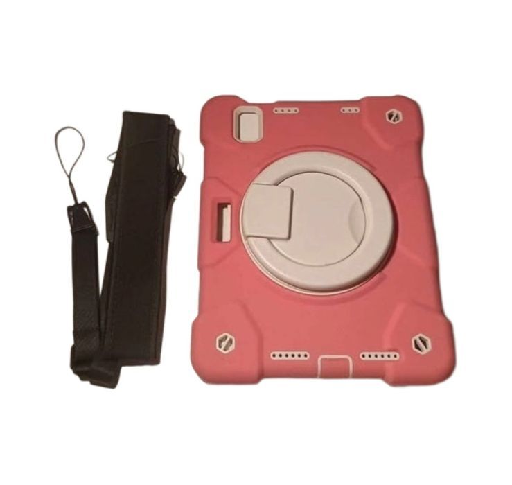 Etui do iPad Mini 6 8.3" z Podstawką i Paskiem na Ramię Różowe