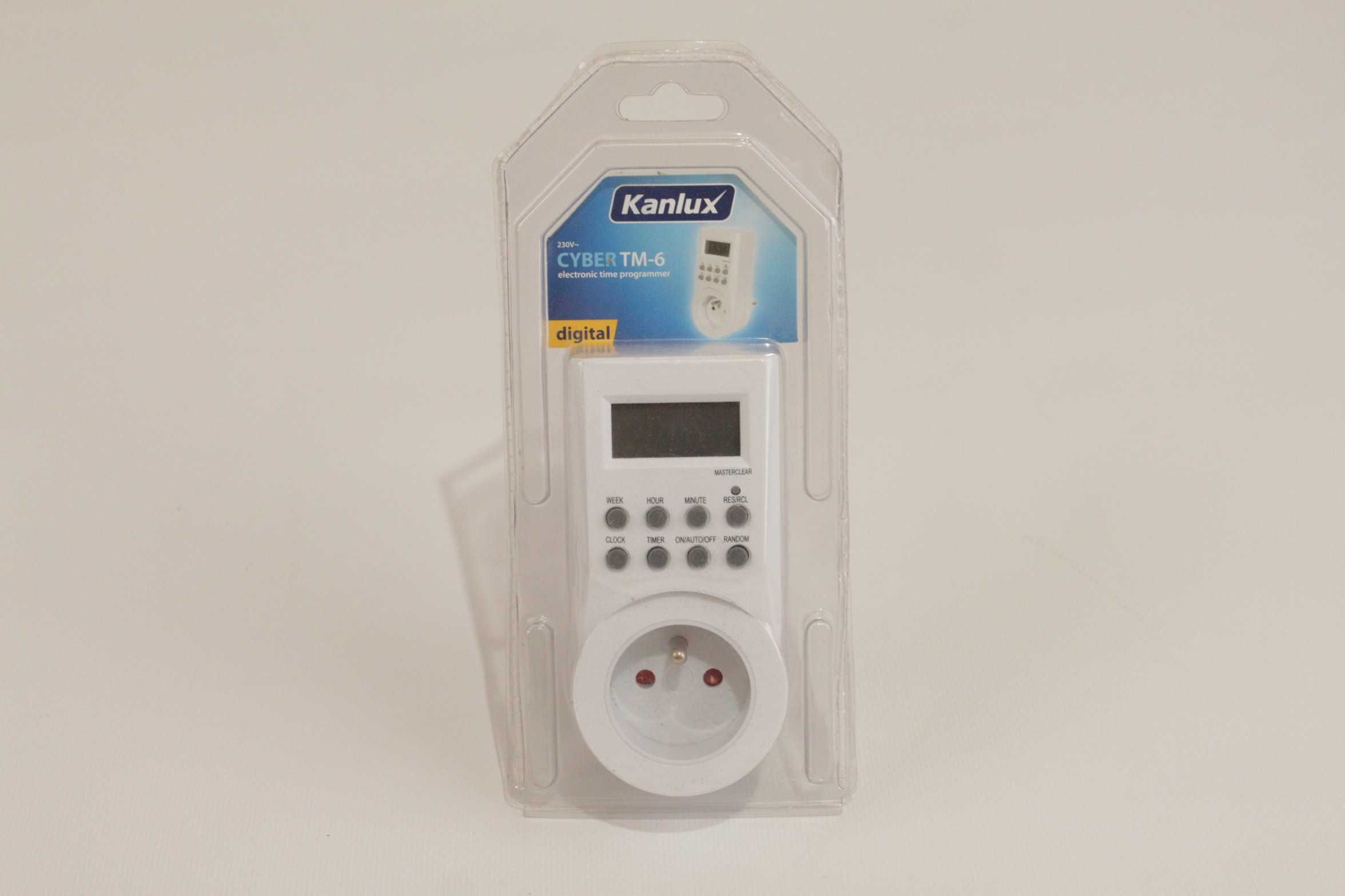 Електронний таймер для розетки Kanlux 1016 Cyber TM-6