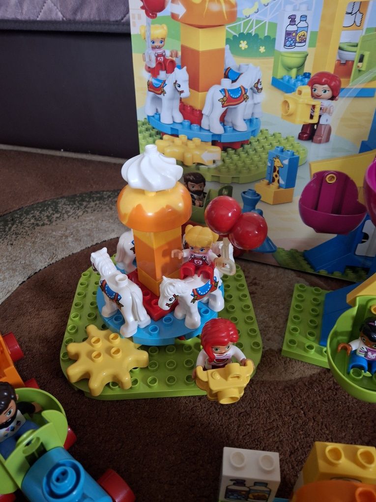 Lego duplo wesołe miasteczko duży zestaw