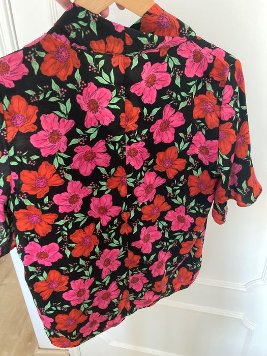 Blusa mango XS flores