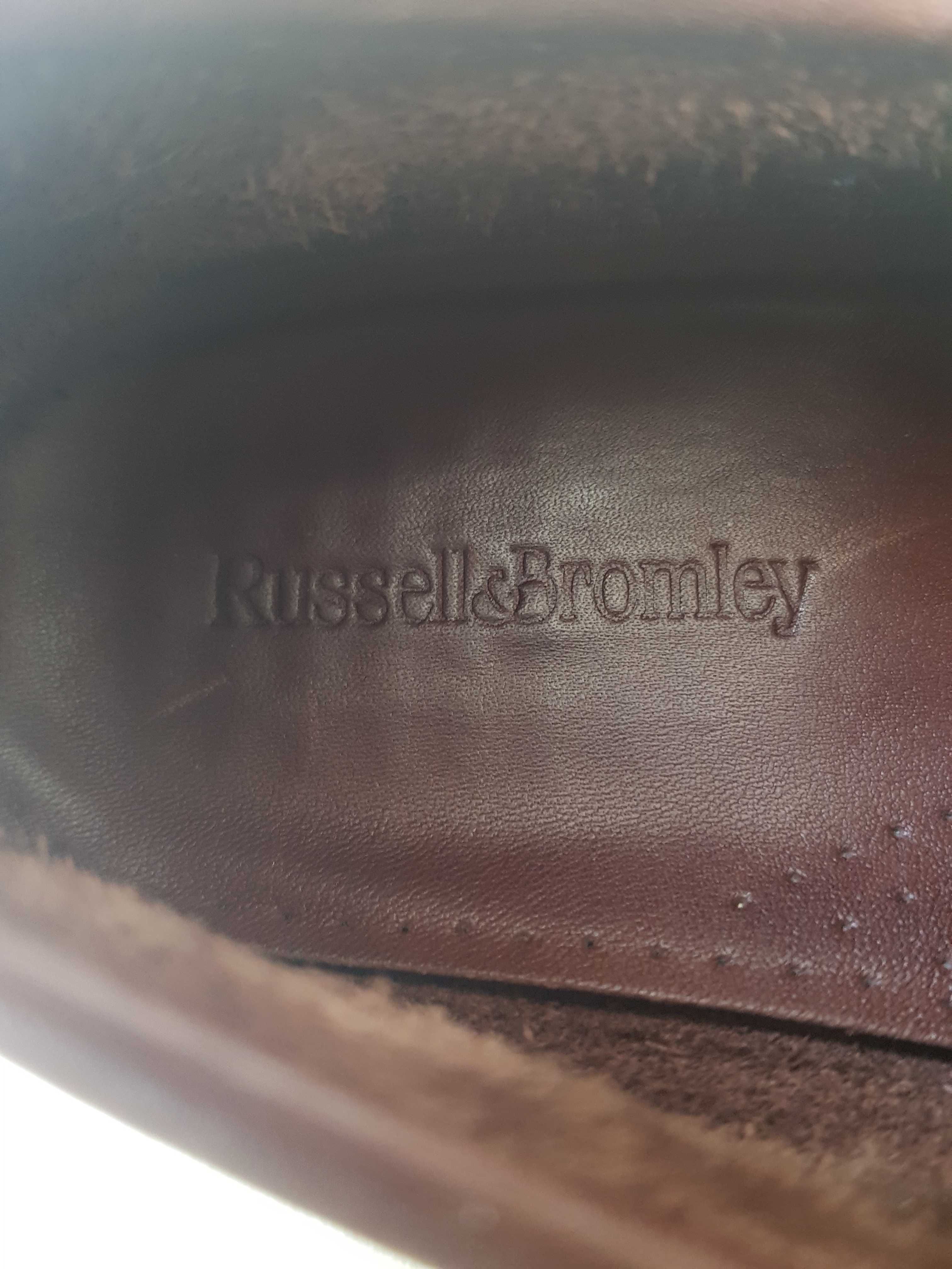 Półbuty skórzane dziecięce firmy Russell & Bromley