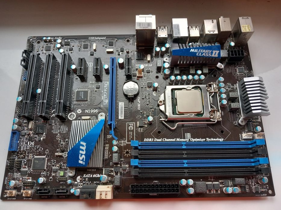 Płyta Główna MSI P67A-C45 z processorem