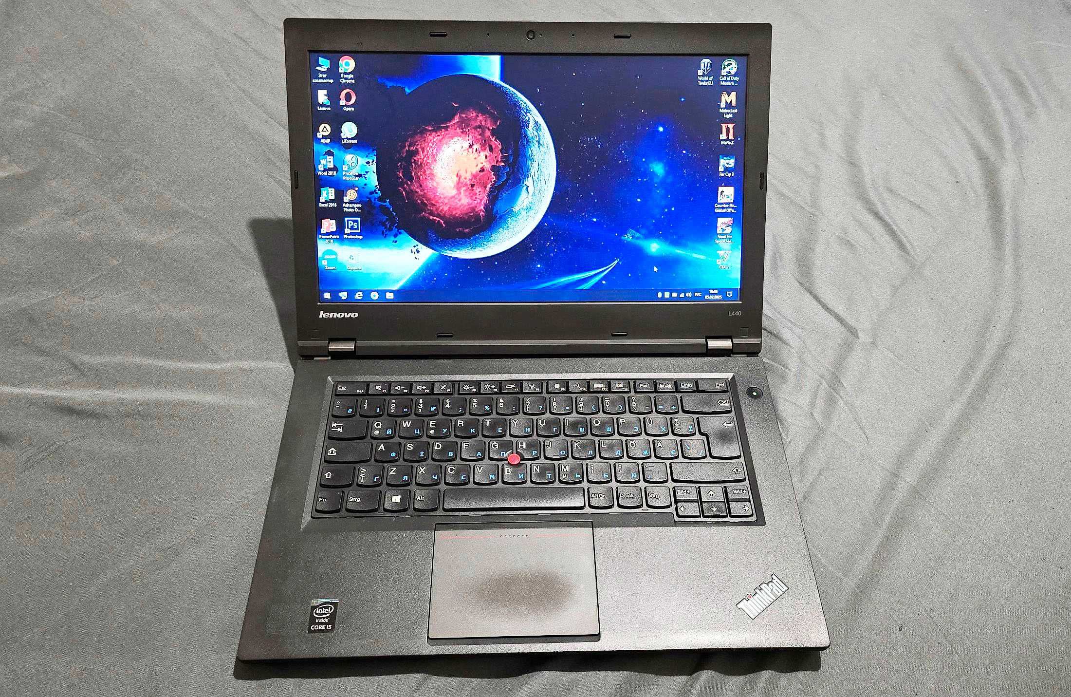 Lenovo на Соrе і5/ oзп 8gb/ hdd 500gb / 14" / HD4600 / БАТАРЕЯ