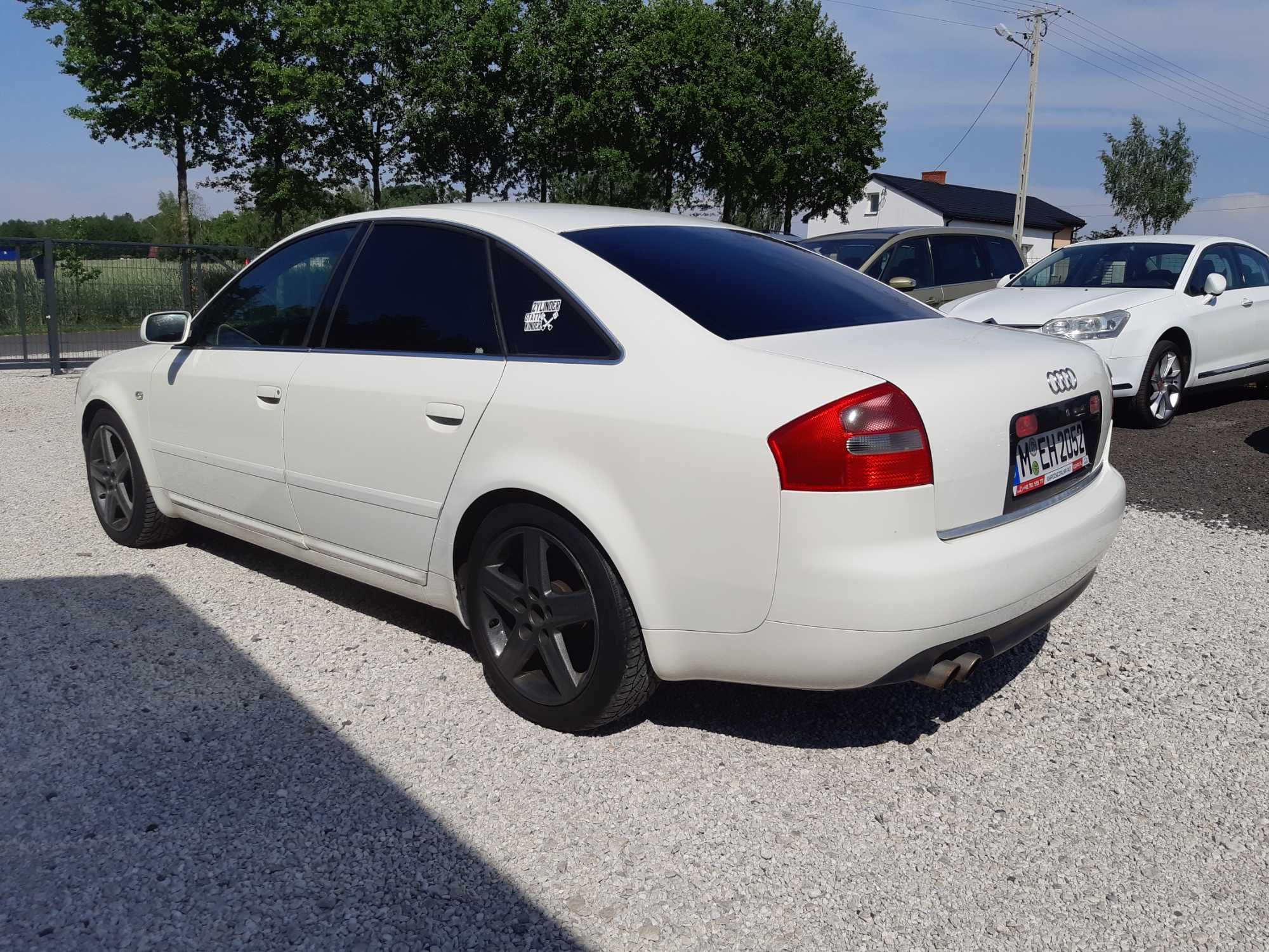 Audi A6 C5 Lift 2,4 V6 Manual Biała  Sedan Opłacona Zamiana Klima Alu
