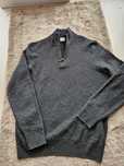 Sweter 1/4 zip Bugatti M size wool
