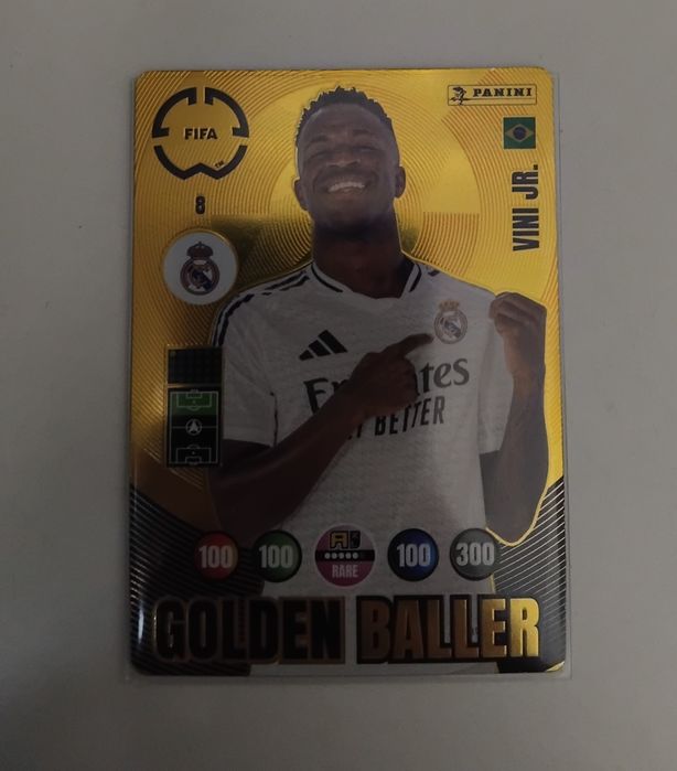 Karta Golden Baller Vini Jr