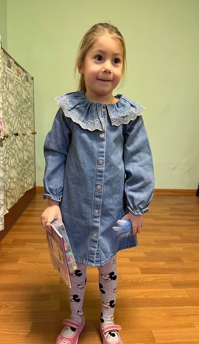 Джинсове плаття Zara 110розмір