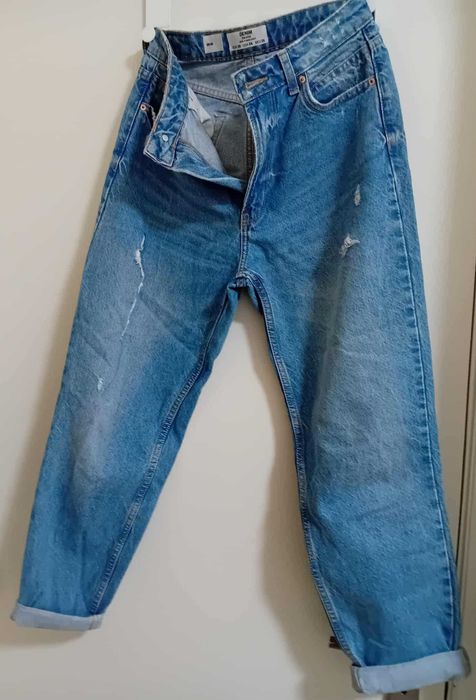 Conjunto 3 calças ganga mulher