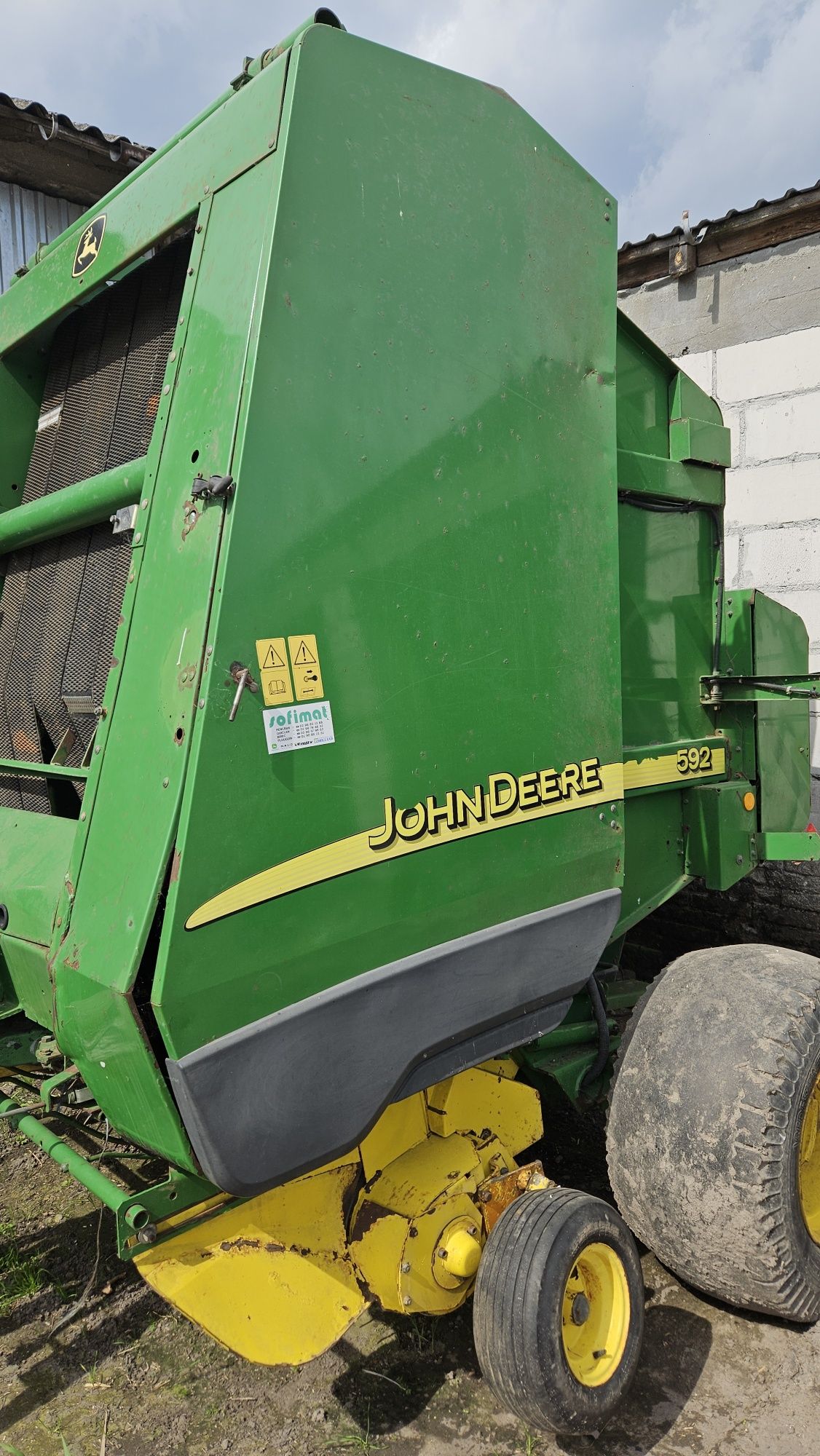 John Deere 592 siatka