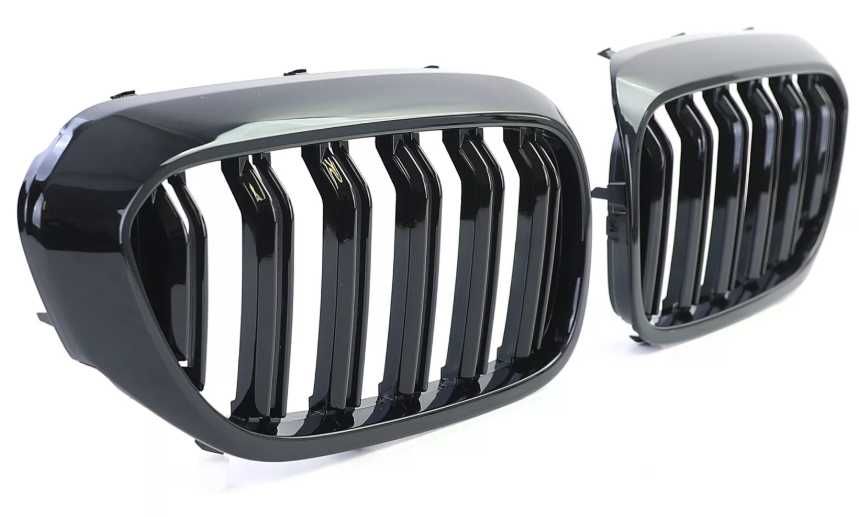 GRILL M5 NERKI zderzaka BMW G30 G31 2017/2020 przedlift czarny połysk