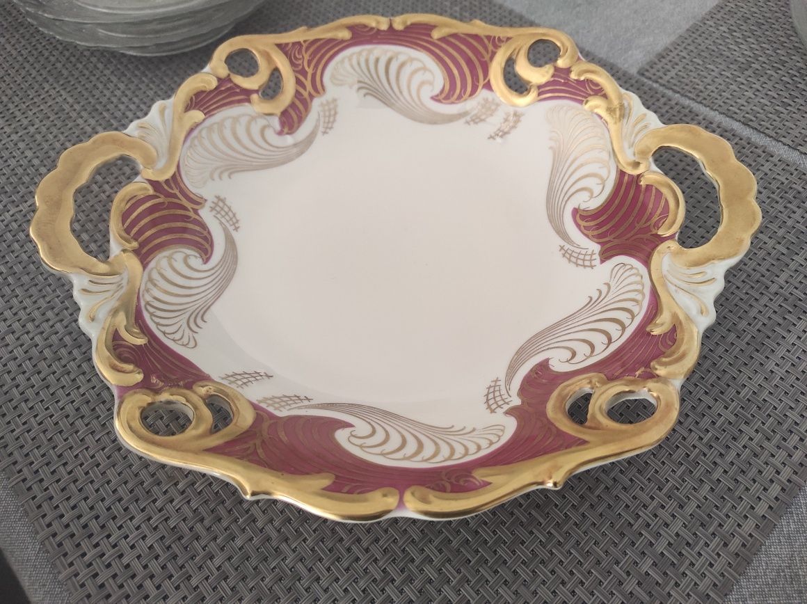 Porcelana Bavaria dourada